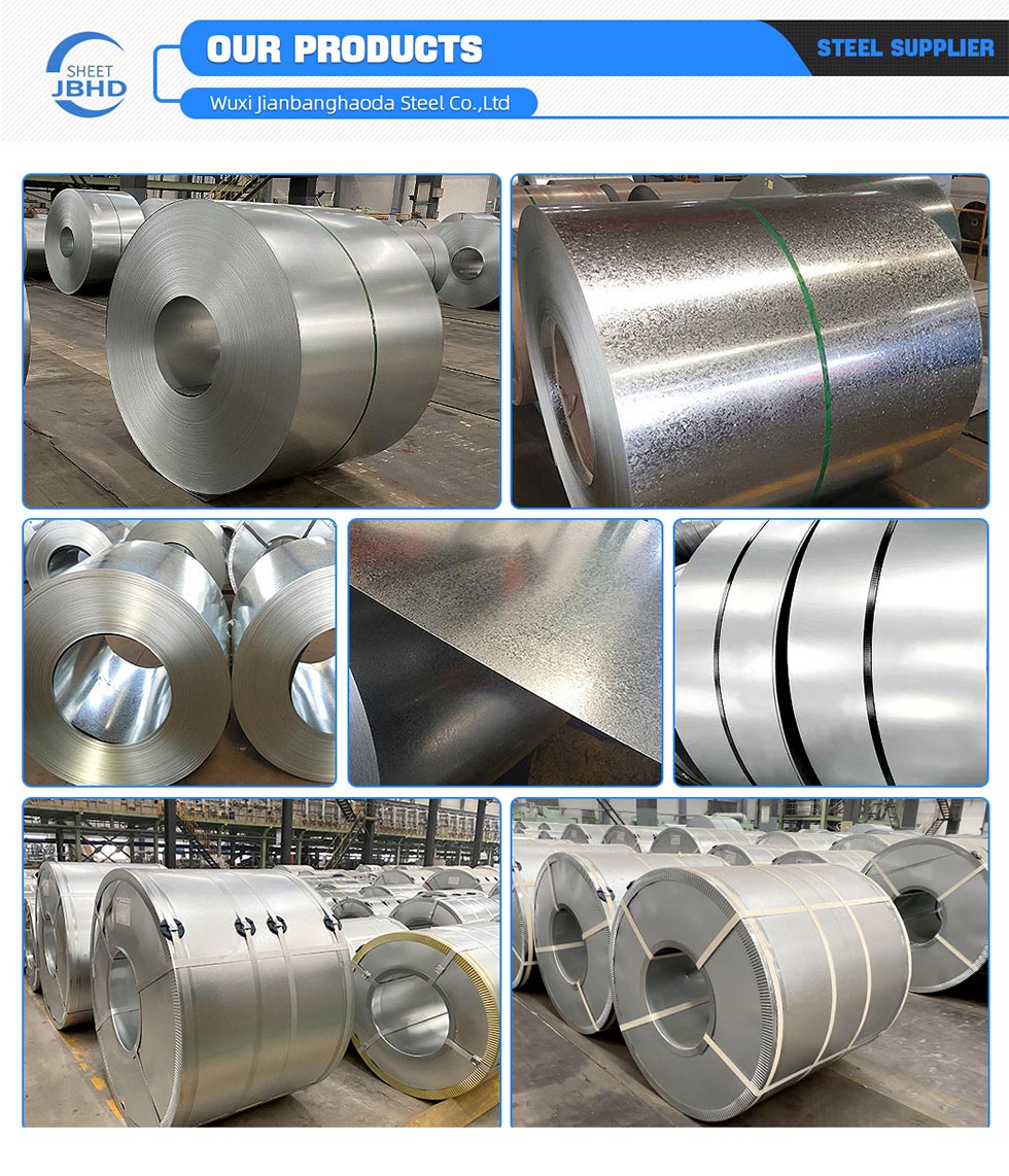 Q235 Hot Dip Galvanized Steel Coil with Regular Spangle
