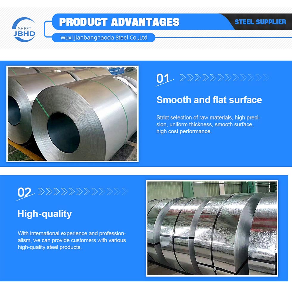 Q235 Hot Dip Galvanized Steel Coil with Regular Spangle